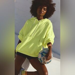 NWT FREE PEOPLE
Final Call Hoodie - Sour Citrus